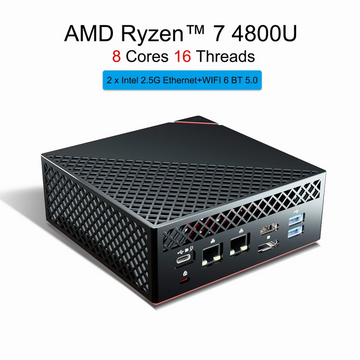 Chatreey AN1P Ryzen 4500U 4800U 2X2.5G intel NIC 3x4K@60GHZ output Windows 11 Gaming Destop Computer Gamer PC NVME SSD